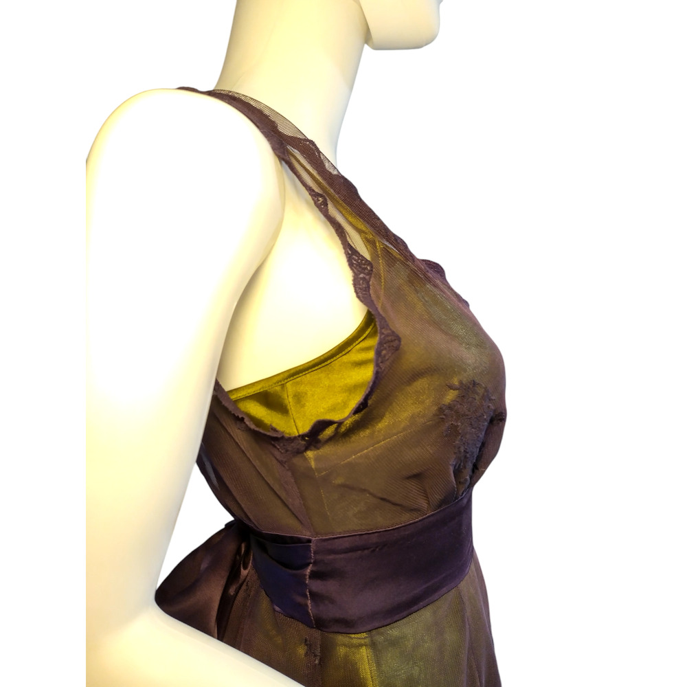 Nougat London Womens Sleeveless Lace Cami Top Olive Black Purple Size 1 - Picture 2 of 14